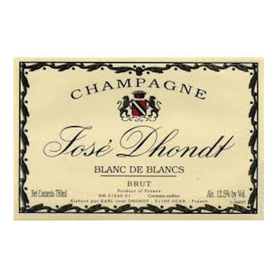 Jose Dhondt Blanc De Blancs Brut Label