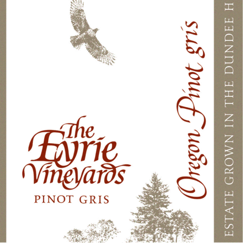 Eyrie Vineyards Pinot Gris Estate Label