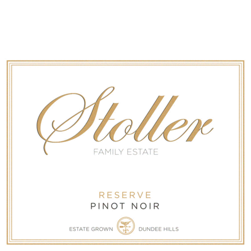 Stoller Vineyards Pinot Noir Reserve Label