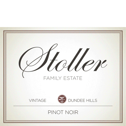 Stoller Vineyards Dundee Hills Pinot Noir Label