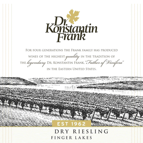 Dr Konstantin Frank Dry Riesling Label