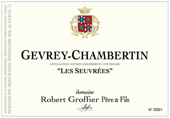 Groffier Gevrey-Chambertin Les Seuvrées
