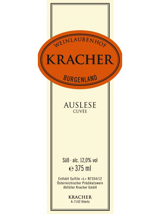 Kracher Auslese Cuvée Label
