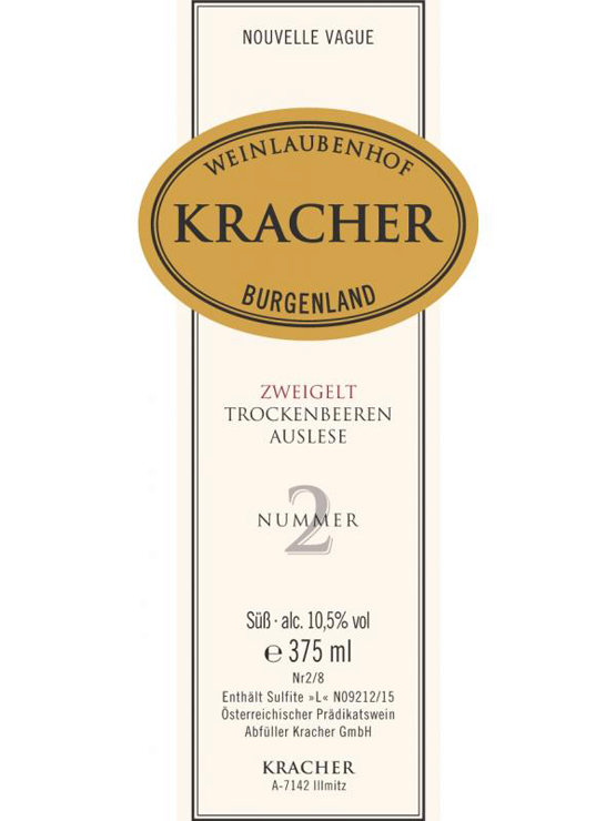 Kracher Trockenbeeren Auslese No. 2 Label