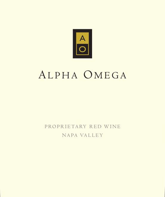 Alpha Omega Proprietary Red Napa Valley Label
