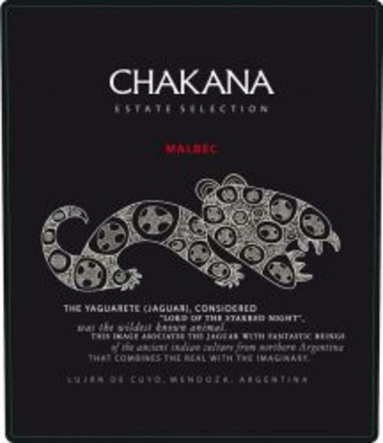 Chakana Estate Malbec Label