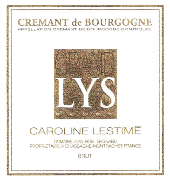 Jean Noel Gagnard Cremant De Bourgogne Grand Lys Label