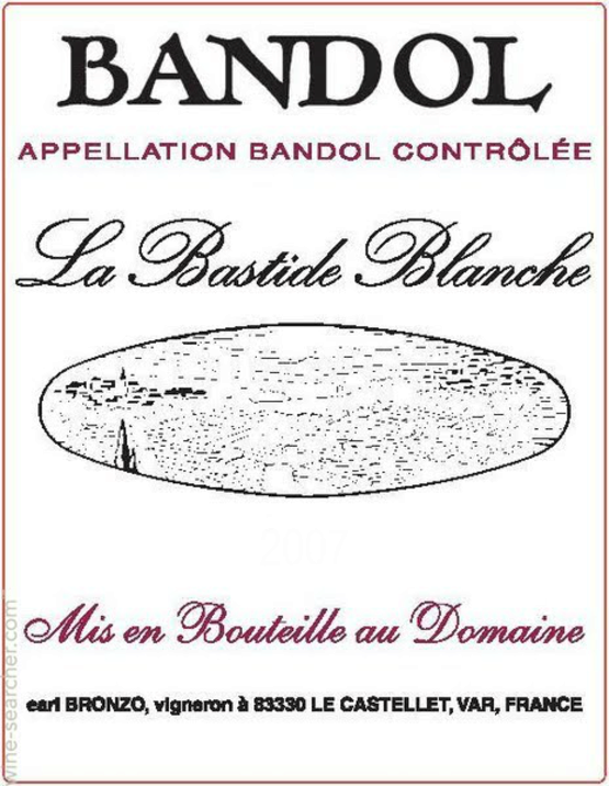Domaine La Bastide Blanche Rose Label