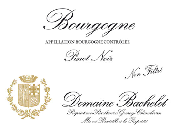 Bachelet Bourgogne Rouge Label