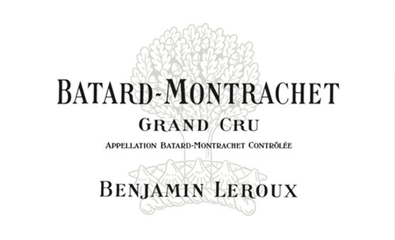 Benjamin Leroux Batard Montrachet Grand Cru Label