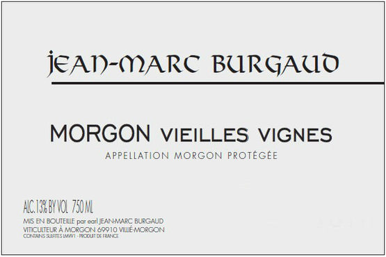 Burgaud Morgon Vieilles Vignes Label