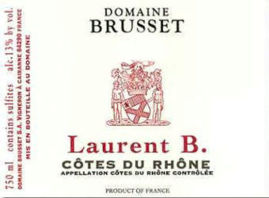 Domaine Brusset Cotes du Rhone Label