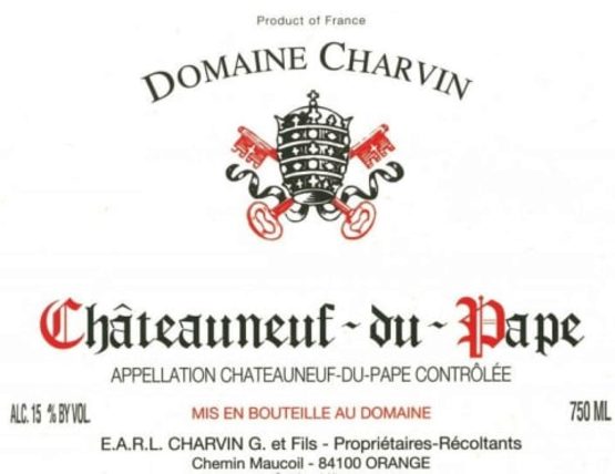 Domaine Charvin Chateauneuf du Pape Label