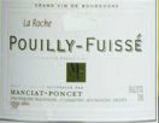 Domaine Manciat-Poncet Pouilly Fuisse La Roche Label