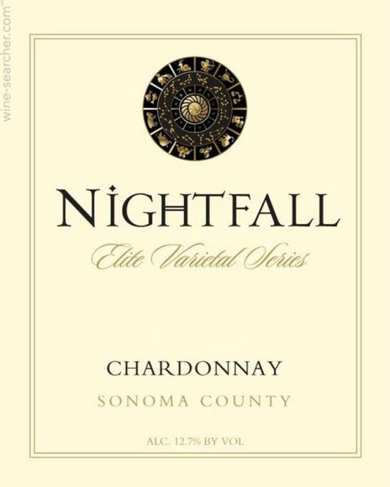 Scotto Nightfall California Chardonnay Label
