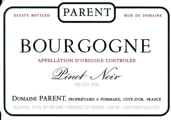 Domaine Anne Parent Bourgogne Pinot Noir