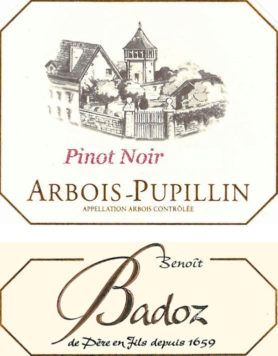 Domaine Badoz Arbois Pupillin Pinot Noir