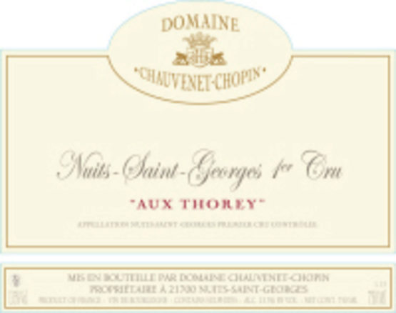 Domaine Chauvenet-Chopin Nuits-Saint-Georges Premier Cru Aux Thorey