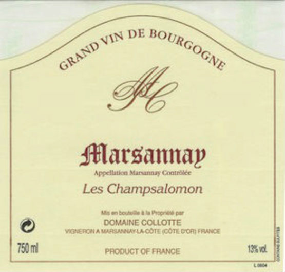 Domaine Collotte Marsannay Les Champsalomon