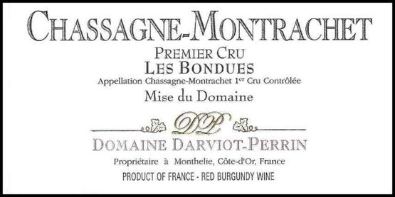 Domaine Darviot-Perrin Chassagne Montrachet Rouge Premier Cru Les Bondues