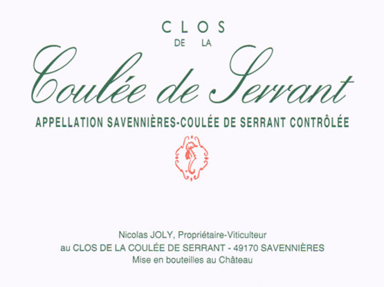 Domaine Nicolas Joly Saviennières Clos De La Coulée De Serrant