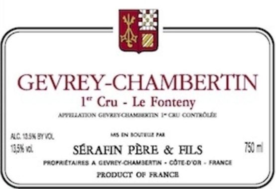 Domaine Sérafin Père et Fils Gevrey-Chambertin Premier Cru Le Fonteny