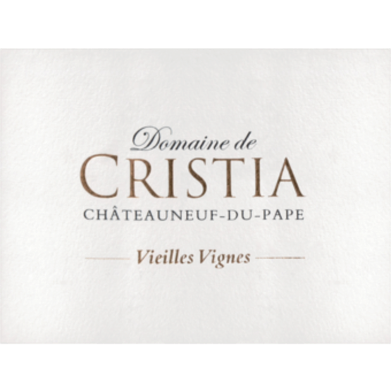 Domaine de Cristia Chateauneuf du Pape Vieilles Vignes