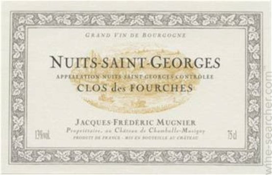 Jacques-Frédéric Mugnier Nuits-Saint-Georges Clos des Fourches
