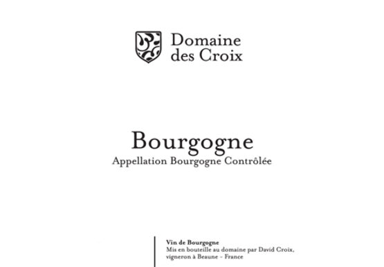Domaine des Croix Bourgogne Pinot Noir
