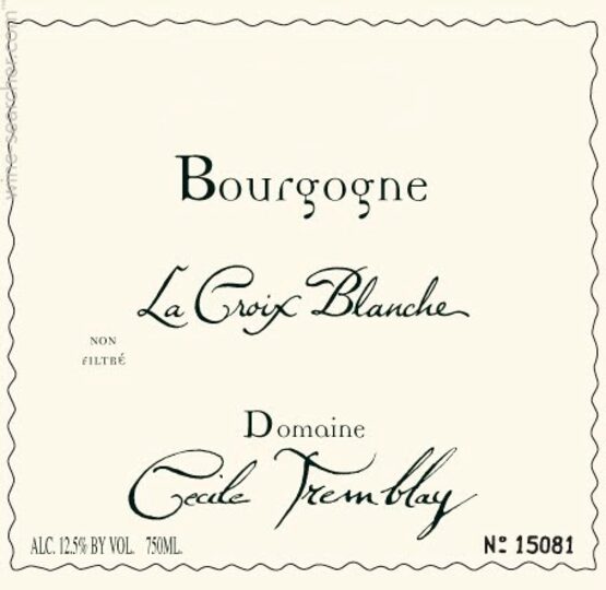 Domaine Cecile Tremblay Bourgogne La Croix Blanche