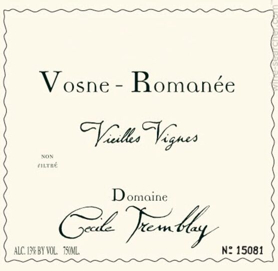 Domaine Cecile Tremblay Vosne-Romanée Vieilles Vignes