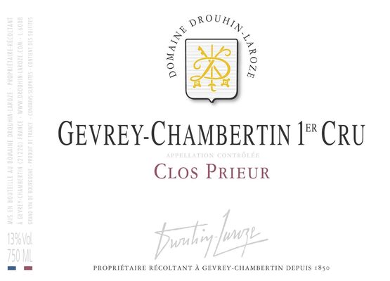 Domaine Drouhin-Laroze Gevrey-Chambertin Premier Cru Clos Prieur
