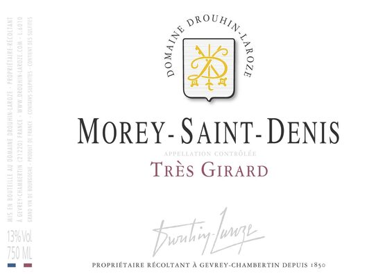 Domaine Drouhin-Laroze Morey-Saint-Denis Très Girard