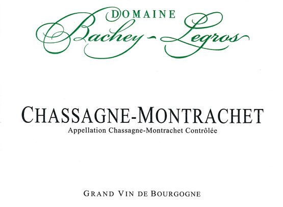 Domaine Bachey-Legros Chassagne-Montrachet