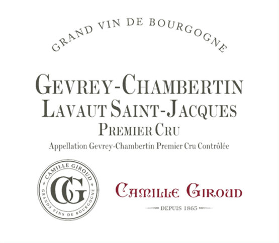 Camille Giroud Gevrey-Chambertin Lavaut Saint Jacques Premier Cru