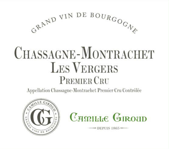 Camille Giroud Chassagne-Montrachet Les Vergers Premier Cru