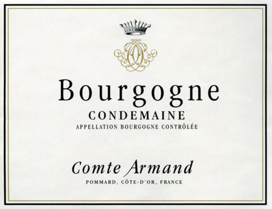 Comte Armand Bourgogne Blanc Condemaine