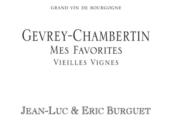 Domaine Alain Burguet Gevrey-Chambertin Mes Favorites Vieilles Vignes