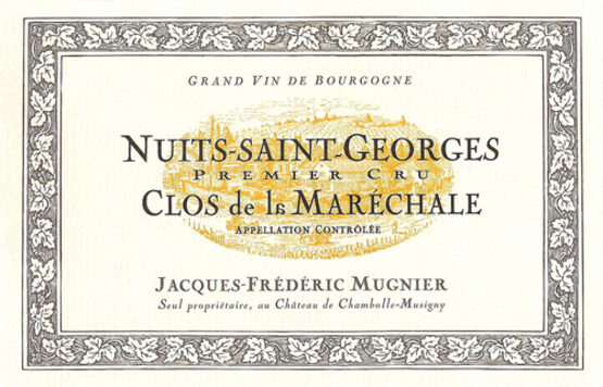 Domaine Jacques-Frédéric Mugnier Nuits-Saint-Georges Premier Cru Clos de la Maréchale Blanc
