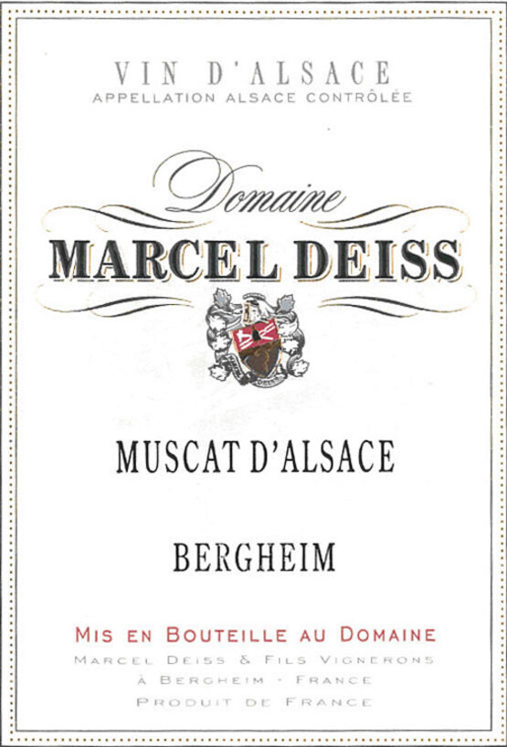 Domaine Marcel Deiss Alsace Muscat de Bergheim