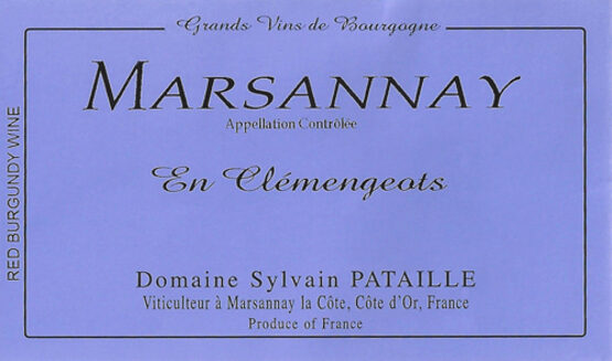 Domaine Sylvain Pataille Marsannay En Clémengeots