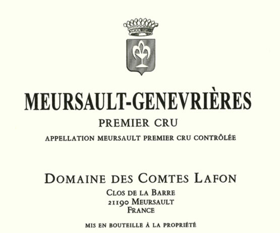 Domaine des Comtes Lafon Meursault Premier Cru Genevrières