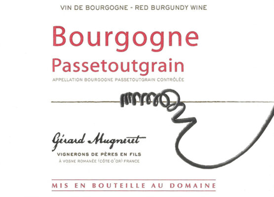 Gérard Mugneret Bourgogne Passetoutgrain
