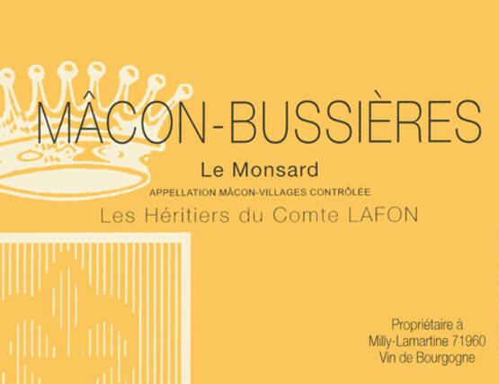 Les Héritiers du Comte Lafon Mâcon-Bussières Le Monsard