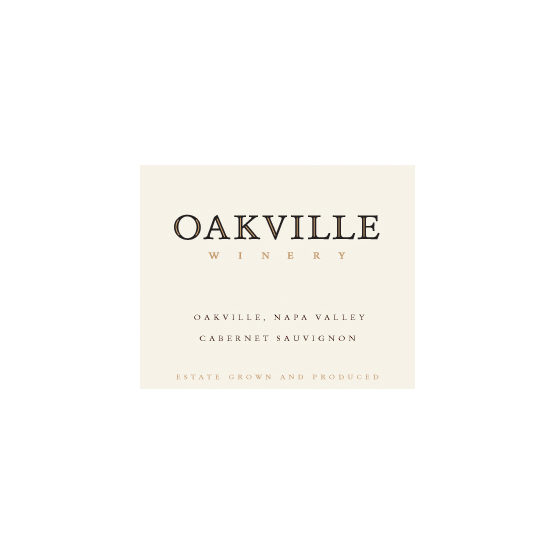 Oakville Winery Oakville Cabernet Sauvignon Napa Valley Label