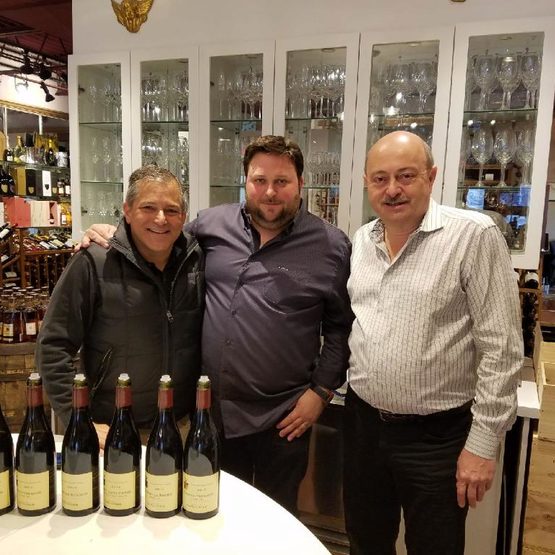 John Terlato, Jermone Castagnier and George Molitor