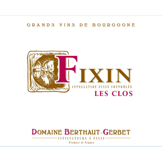 Domaine Berthaut-Gerbet Fixin Les Clos