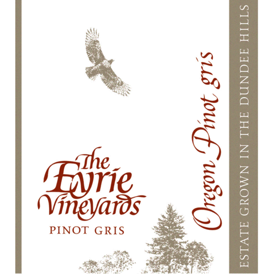 Eyrie Vineyards Pinot Gris Estate Label