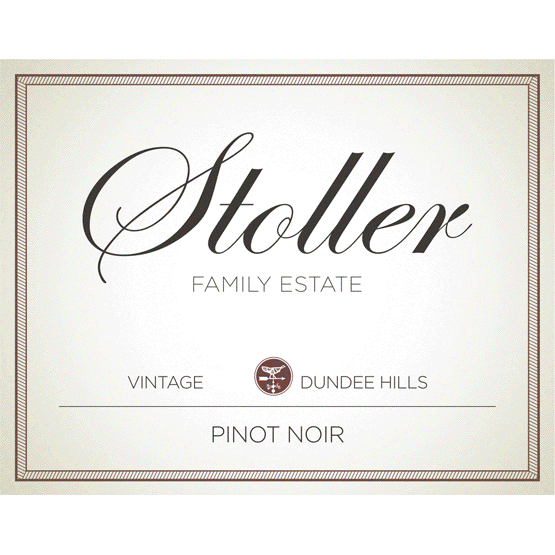 Stoller Vineyards Dundee Hills Pinot Noir Label