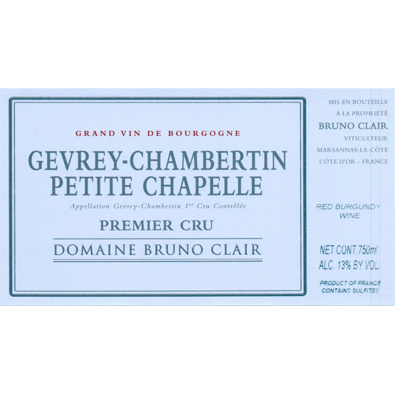 bruno clair gevrey petite chapelle